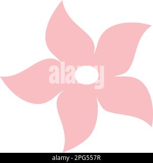 Symbol der Blume. Editierbares Vektorpiktogramm, isoliert auf weißem Hintergrund. Trendige Symbole für mobile Apps und Website-Design. Hochwertige Symbole in trendy Linienführung. Stock Vektor