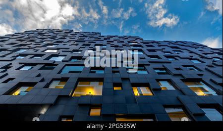 Moderne Architektur des Barcodes, Oslo Norwegen Stockfoto