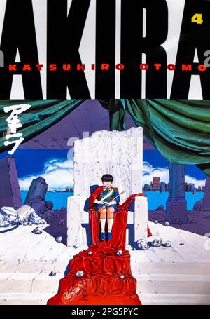 Manga AKIRA - 4 - Katushiro Otomo - 1987 Stockfoto