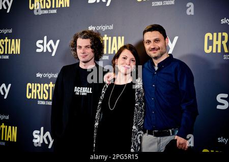 Rom, Italien, 20. März 2023, nimmt an der Premiere von "Christian - seconda stagione" im Kino Barberini Teil (Foto: Giovanna Onofri) Stockfoto