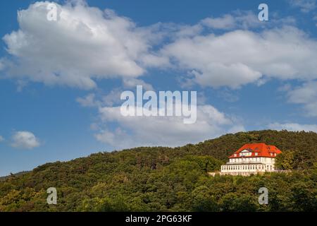 Bilder von Gernrode im Harz-Gebirge Stockfoto