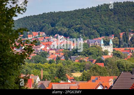 Bilder von Gernrode im Harz-Gebirge Stockfoto