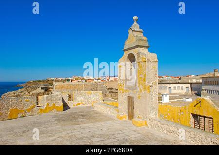 Peniche, Festung, Bezirk Leiria, Atlantikküste, Extremadura, Portugal Stockfoto