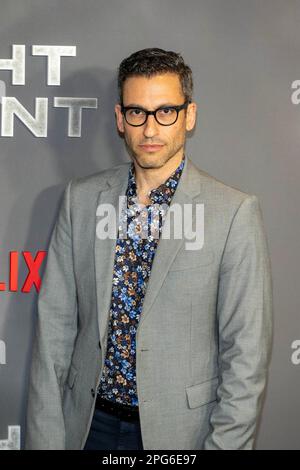 Schauspieler Adam Tsekhman nimmt am 20. März 2023 an der Sondervorführung von Netflix „The Night Agent“ im Netflix Tudum Theater Teil Stockfoto