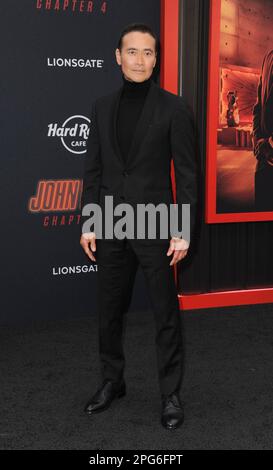 Los Angeles, Kalifornien. 20. März 2023. Mark Dacascos bei Ankunft für JOHN WICK: CHAPTER 4 Premiere, TCL Chinese Theatre, Los Angeles, CA 20. März 2023. Kredit: Elizabeth Goodenough/Everett Collection/Alamy Live News Stockfoto