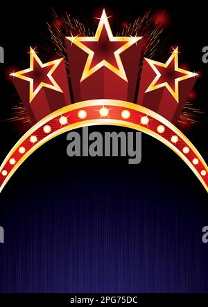 Design für Karneval oder Silvesterfeier Stock Vektor