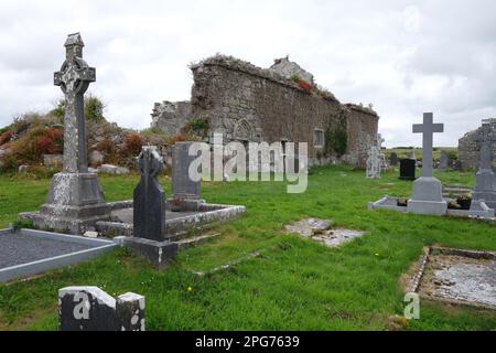 Noughaval Church, County Clare, irland Stockfoto