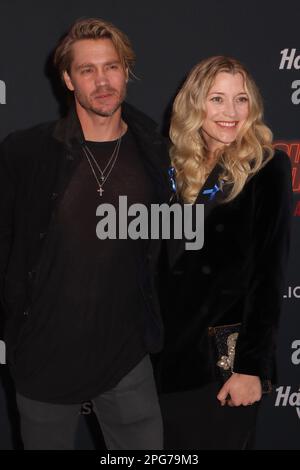 Chad Michael Murray, Sarah Roemer 03/20/2023 "John Wick: Chapter 4" Premiere im TCL Chinese Theatre in Hollywood, CA Foto von Izumi Hasegawa/HollywoodNewsWire.net Kredit: Hollywood News Wire Inc./Alamy Live News Stockfoto