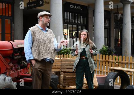 DAS OSTERABENTEUER „PETER RABBIT™“, EIN NEUES LIVE-ERLEBNIS IN COVENT GARDEN, WIRD DIESE WOCHE VOM 22. MÄRZ BIS ZUM 16. APRIL 2023 ERÖFFNET Stockfoto