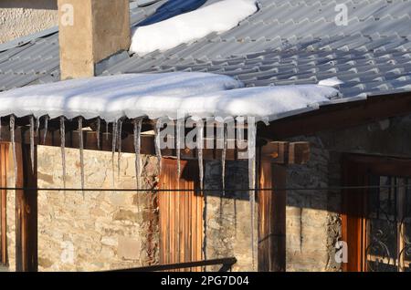 Griechenland, Nordgriechenland, Grevena Filippaioi traditionelles Dorf Stockfoto