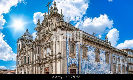 Carmo und Carmelitas Kirche in Lissabon, Portugal. Stockfoto