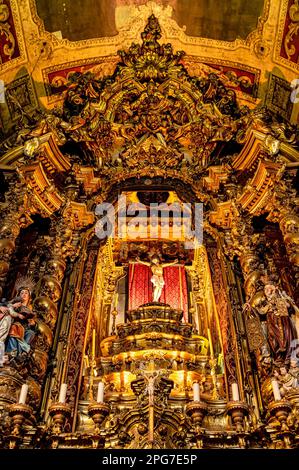 Carmo und Carmelitas Kirche in Lissabon, Portugal. Stockfoto