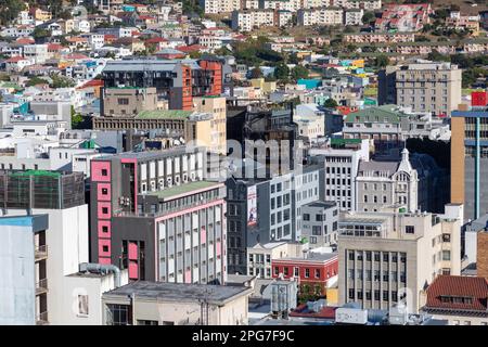 Kapstadt CBD mit vielen Hochhäusern Stockfoto