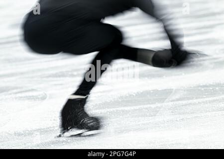 Ilia MALININ (USA), während der Men Practice, bei der ISU World Figure Skating Championships 2023, in der Saitama Super Arena, am 21. März 2023 in Saitama, Japan. Kredit: Raniero Corbelletti/AFLO/Alamy Live News Stockfoto