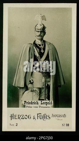 Das Porträt von Prinz Friedrich Leopold von Preußen Stockfoto