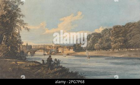 Der New Walk, York, ca. 1798, von Thomas Girtin Stockfoto