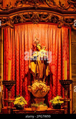 Carmo und Carmelitas Kirche in Lissabon, Portugal. Stockfoto