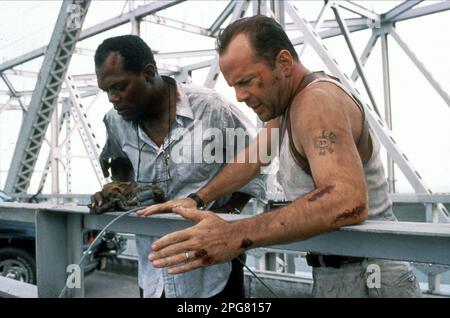 Die Hard 3 Samuel L. Jackson & Bruce Willis Stockfoto