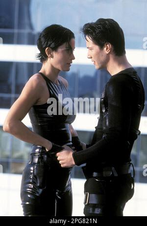 Matrix 1999 Trinity & Neo Stockfoto