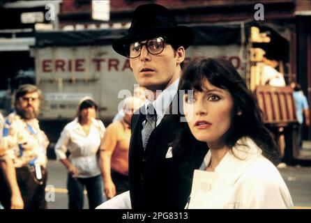 Superman Christopher Reeve Und Margot Kidder Stockfoto