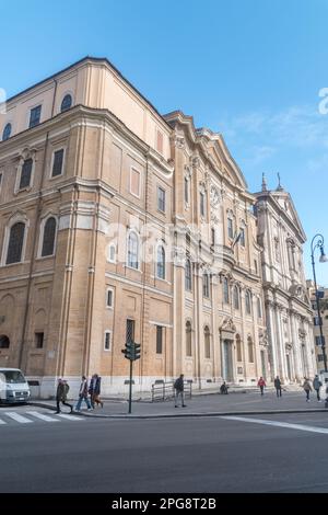 Rom, Italien - 7. Dezember 2022: Oratorio dei Filippini (Oratorio de St Philip Neri) (Oratorio dei Filippini). Stockfoto