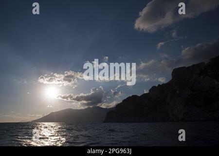 capo d'orso, costa amalfitana, positano, salerno, kampanien, italia, Stockfoto