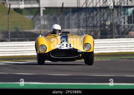 David Cottingham, Ferrari 500, HSCC Griffiths Haig Trophy, neu eingeführt für 2022 die Griffiths Haig Trophäe ist eine Reihe von 20-Minuten-Rennen für Stockfoto