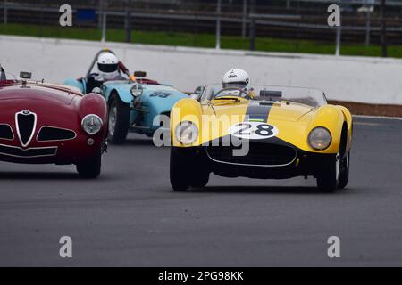 David Cottingham, Ferrari 500, HSCC Griffiths Haig Trophy, neu eingeführt für 2022 die Griffiths Haig Trophäe ist eine Reihe von 20-Minuten-Rennen für Stockfoto