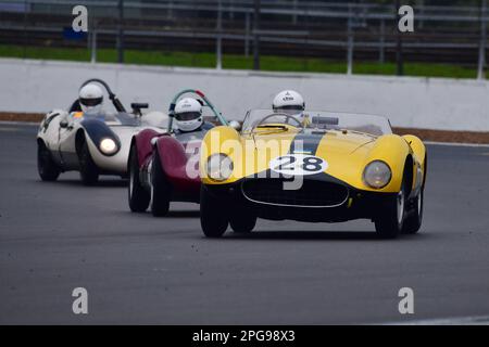 David Cottingham, Ferrari 500, HSCC Griffiths Haig Trophy, neu eingeführt für 2022 die Griffiths Haig Trophäe ist eine Reihe von 20-Minuten-Rennen für Stockfoto