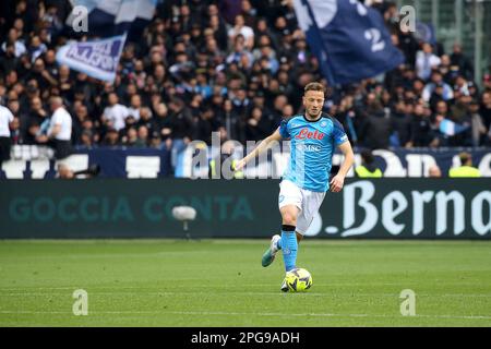 Turin, Italien. 19. März 2023. Amir Rrahmani (SSC Napoli) während des Spiels Turin FC gegen SSC Napoli, italienischer Fußball Serie A in Turin, Italien, März 19 2023 Kredit: Independent Photo Agency/Alamy Live News Stockfoto