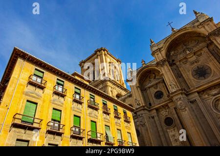 Kathedrale von Granada oder Kathedrale der Inkarnation, Catedral de Granada, Santa Iglesia Catedral Metropolitana de la Encarnación de Granada Spanien. Stockfoto