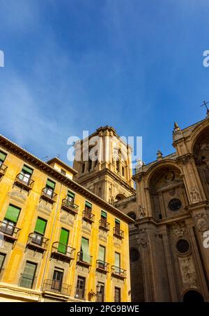 Kathedrale von Granada oder Kathedrale der Inkarnation, Catedral de Granada, Santa Iglesia Catedral Metropolitana de la Encarnación de Granada Spanien. Stockfoto