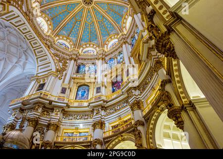 Kathedrale von Granada oder Kathedrale der Inkarnation, Catedral de Granada, Santa Iglesia Catedral Metropolitana de la Encarnación de Granada Spanien. Stockfoto