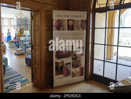 Coombe Lodge, Blagdon Bristol. 21. März 2023. Fachmesse Für Innendesign, Design Central South West. Kredit: Will Tudor/Alamy Live News Stockfoto