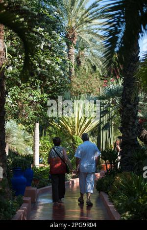 jardin majorelle, marrakesch, magreb, nordafrika, marocco, Stockfoto