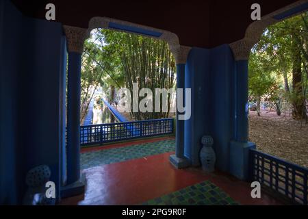 jardin majorelle, marrakesch, magreb, nordafrika, marocco, Stockfoto