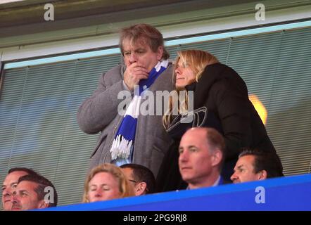 Todd Boehly Eigentümer von Chelsea - Chelsea gegen Borussia Dortmund, Champions League, Runde 16, Stamford Bridge Stadium, London, UK - 7. März 2023. Nur redaktionelle Verwendung – es gelten Einschränkungen für DataCo Stockfoto