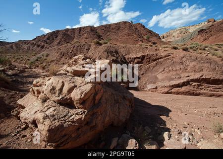 valle dell'ounila, montagne dell'alto atlante, marrakesch, marocco, nordafrika; Stockfoto