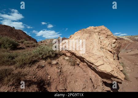 valle dell'ounila, montagne dell'alto atlante, marrakesch, marocco, nordafrika; Stockfoto