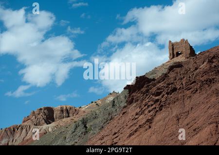 valle dell'ounila, montagne dell'alto atlante, marrakesch, marocco, nordafrika; Stockfoto