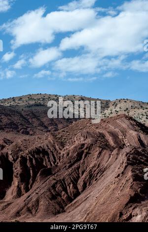 valle dell'ounila, montagne dell'alto atlante, marrakesch, marocco, nordafrika; Stockfoto