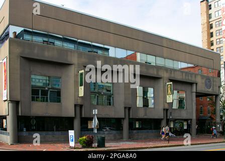 USA; Maine; Portland; Congress Street; Maine Historical Society; Wardsworth-Longfellow House; National Historic Landmark; National Reg. of Historic Places Stockfoto