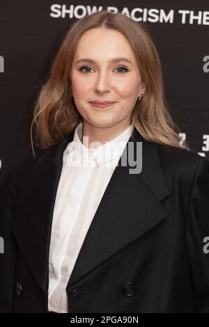 Rose Ayling Ellis nimmt an der Medienkonferenz der Visionary Arts Awards im Ham Yard Hotel in London Teil. Foto: Dienstag, 21. März 2023. Stockfoto