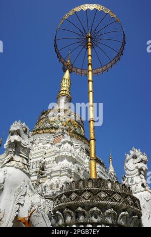 Wat Saen Fang, Bezirk Mueang Chiang Mai, Chiang Mai, Thailand Stockfoto