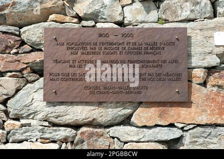 Hospiz, Europa, St., Grand Saint Bernard Pass, Grand Saint Bernard Pass, Valais, Schweiz Stockfoto