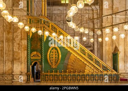 In der Moschee von Mohamed Ali, Kairo, Ägypten Stockfoto