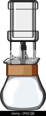 Vektordarstellung für Getränke, Eistropf, Kaffee, Cartoon Stock Vektor