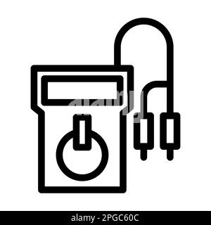 Tester Vector Thick Line Symbol Für Den Privaten Und Kommerziellen Gebrauch. Stockfoto