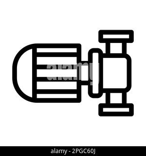 Pumpvektor Symbol Für Dicke Linien Für Den Privaten Und Gewerblichen Gebrauch. Stockfoto