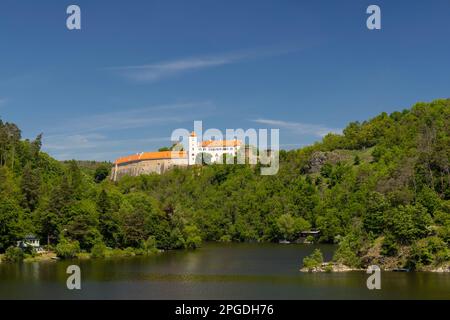 Schloss Bitov, Region Znojmo, Südmähren, Tschechische Republik Stockfoto